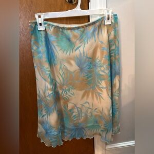 Tropical Print Skirt